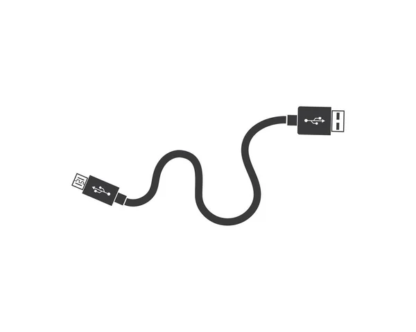 Usb pictogram vector illustratie — Stockvector