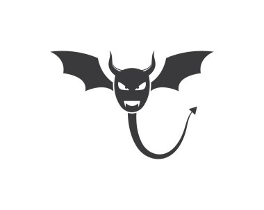 Şeytan logo vektör