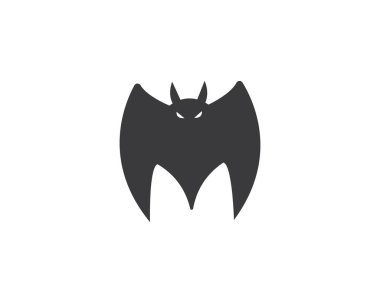 yarasa ilustration vektör simgesi logosu