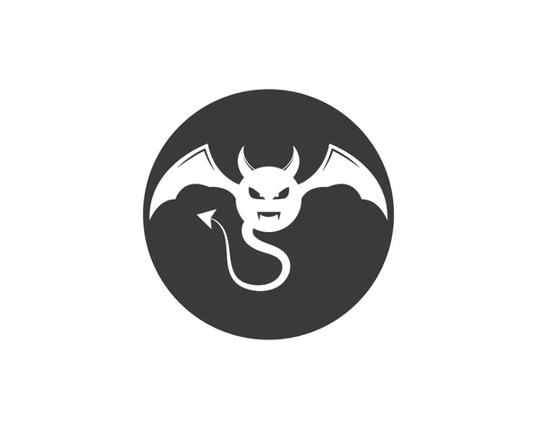 Logo du diable vecteur — Image vectorielle