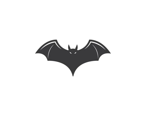 Bat Illustration Vektor Symbol Logo — Stockvektor