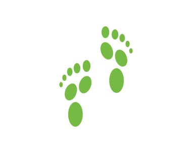 ayak ilustration Logo vektör iş masajı için, terapist