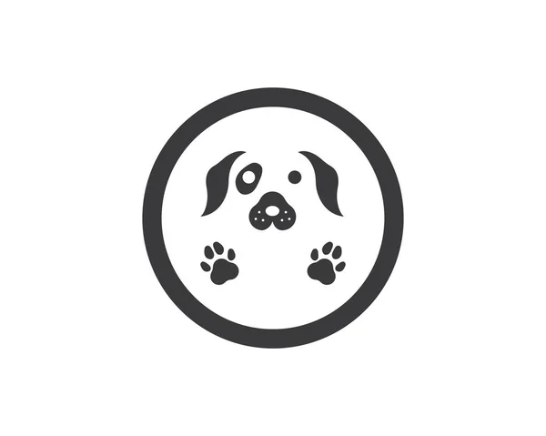 Hund Logo Symbol Vektor-Vorlage — Stockvektor