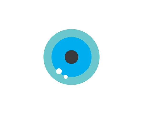 Auge Symbol Logo Vektor Vorlage Illustration — Stockvektor