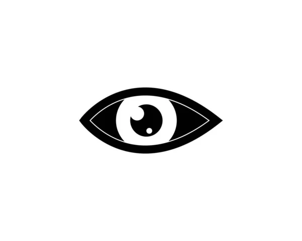 Icône pour les yeux Illustration du modèle de logo vectoriel — Image vectorielle