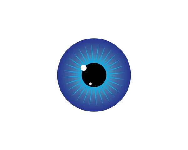 Ícone de olho Logo vetor modelo ilustração — Vetor de Stock