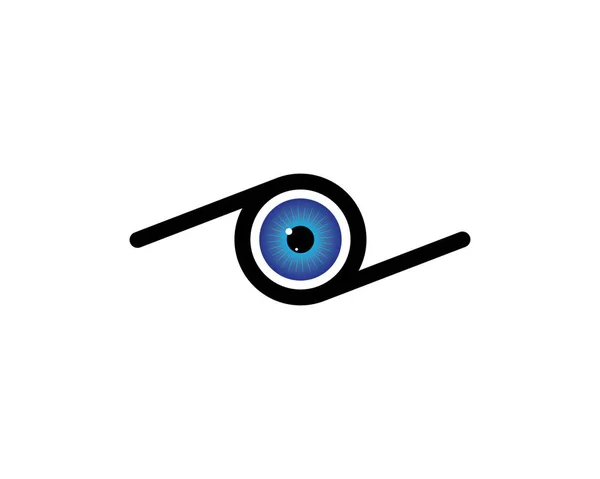 Auge Symbol Logo Vektor Vorlage Illustration — Stockvektor