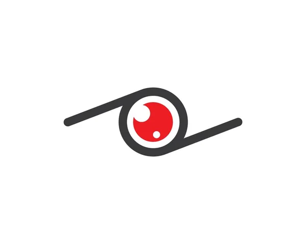 Рисунок вектора логотипа иконки глаза — стоковый вектор