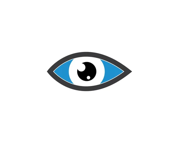 Eye icon Logo vector Template illustration — Stock Vector