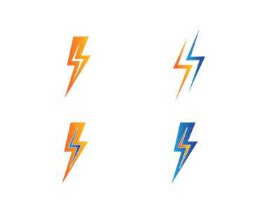 flaş gücü gök gürültüsü illüstrasyon vektörü