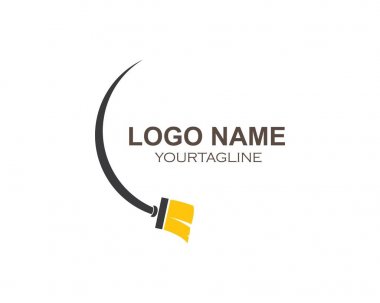 Ev temizleyici logo vektörü 