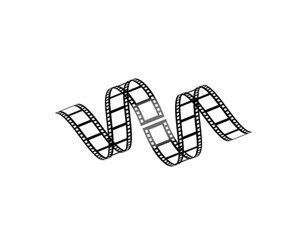 Filmstrip Logo Template vector illustration
 