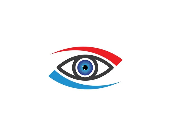 Auge Symbol Logo Vektor Vorlage — Stockvektor