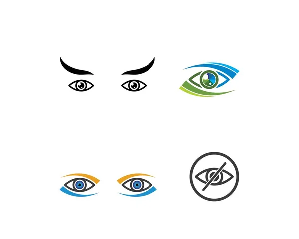 Göz simgesi Logo vektör Şablonu — Stok Vektör
