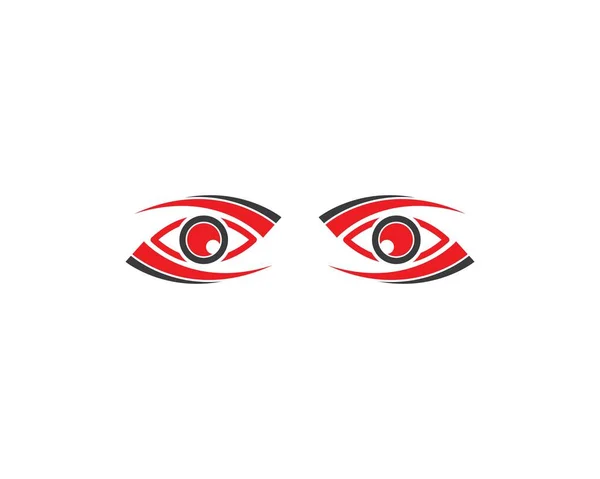 Auge Symbol Logo Vektor Vorlage — Stockvektor