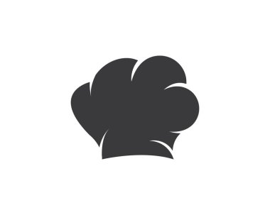 şapka şef logo şablon vecto