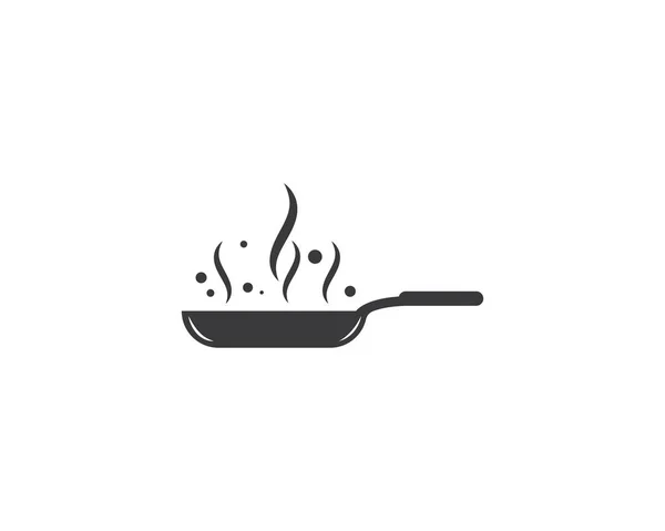 Cozinhar panela logotipo vetor modelo — Vetor de Stock