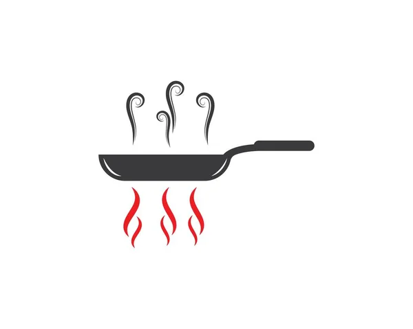Cocina pan logotipo vector plantilla — Archivo Imágenes Vectoriales