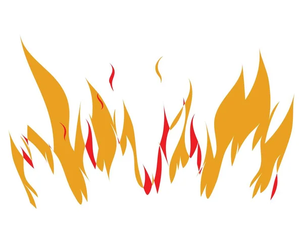 火焰标志模板插图 — 图库矢量图片