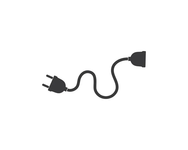 Elektrische socket plug vector, illustratie — Stockvector