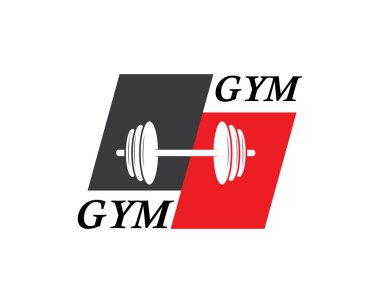 Bodybuilder Logo Şablonu. Spor Laboratuvarı için vektör nesnesi ve Simgeler