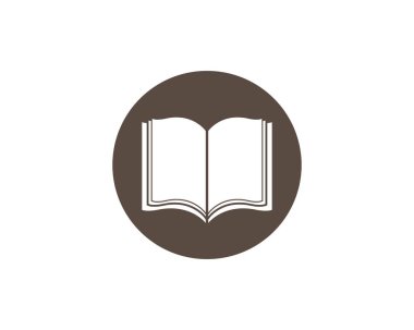 Kitap Logosu Şablon vektör Çizimi
