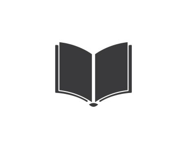 Kitap Logosu Şablon vektör Çizimi