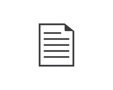 kitap, kağıt, belge logosu, eğitim simgesi Şablon vektör illus