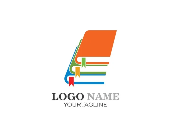 book,paper,document logo,icon of education Template vector illus