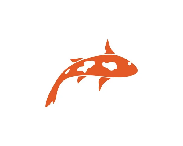 Koi Fish logó vektoros — Stock Vector