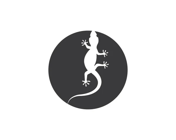 Логотип векторной иллюстрации ящера — стоковый вектор