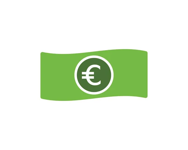 Negocios contando dinero logo vector — Archivo Imágenes Vectoriales