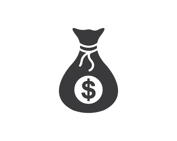 Tasche Geld Logo-Symbol — Stockvektor