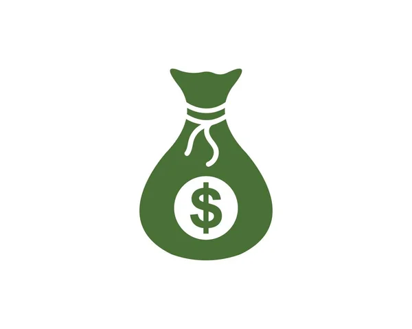 Bag money logo icon — Stock Vector