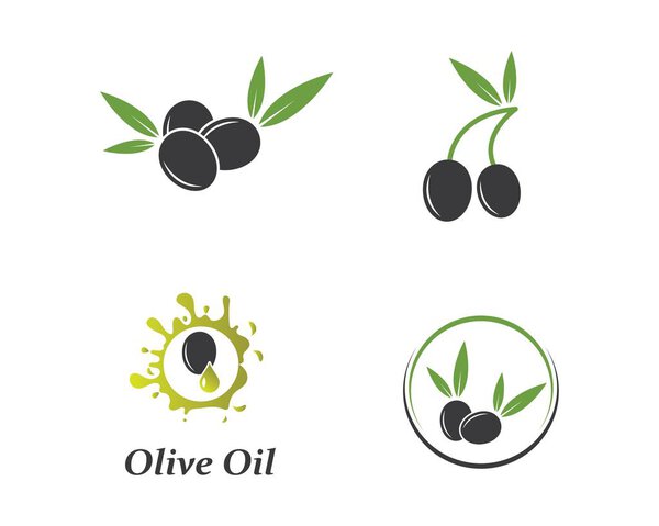 Вектор шаблона оливкового логотипа
 