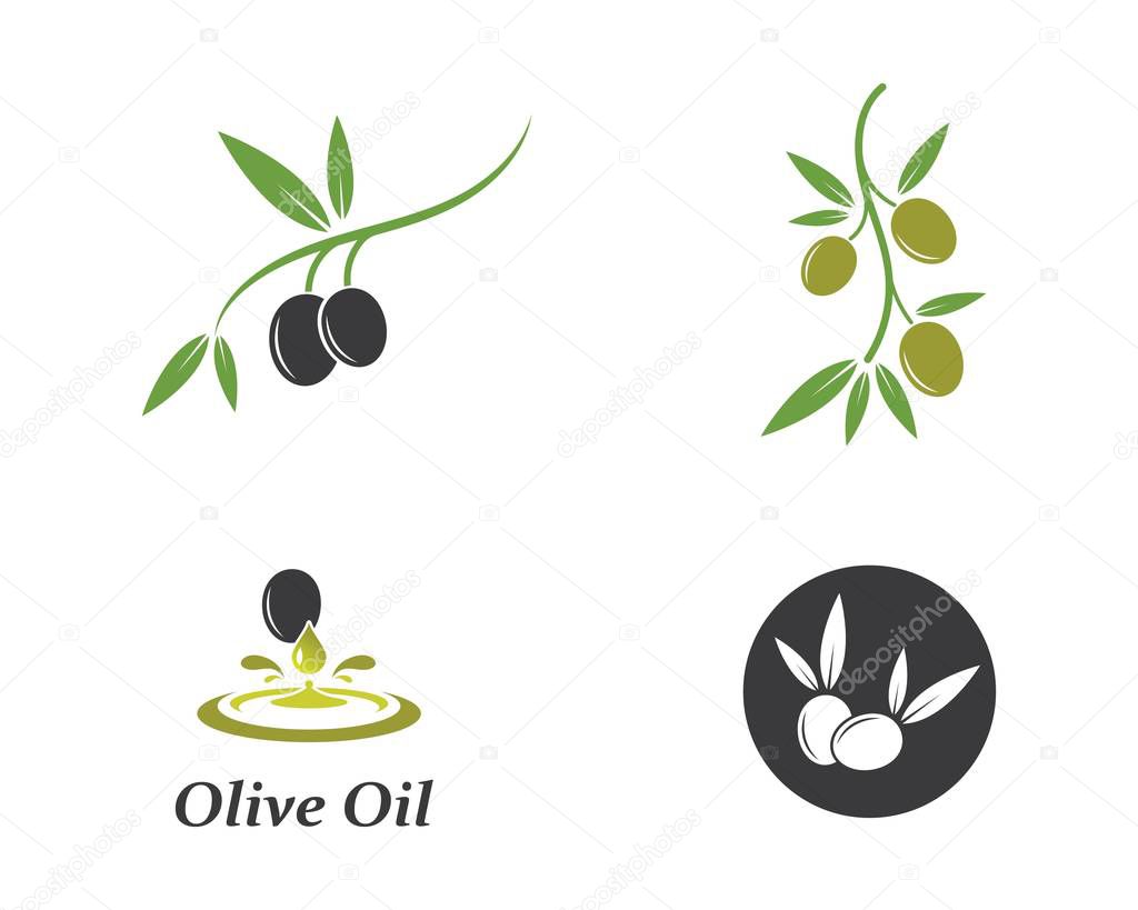 olive logo template vector 