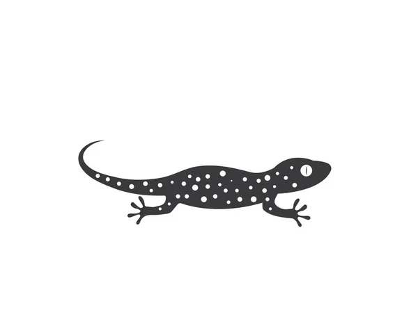 Gecko logo vector icono — Vector de stock