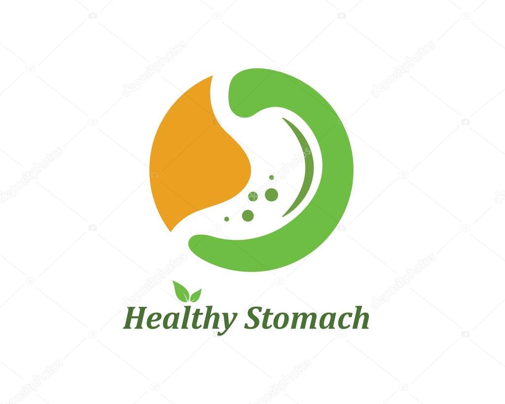 Stomach vector illustration design template