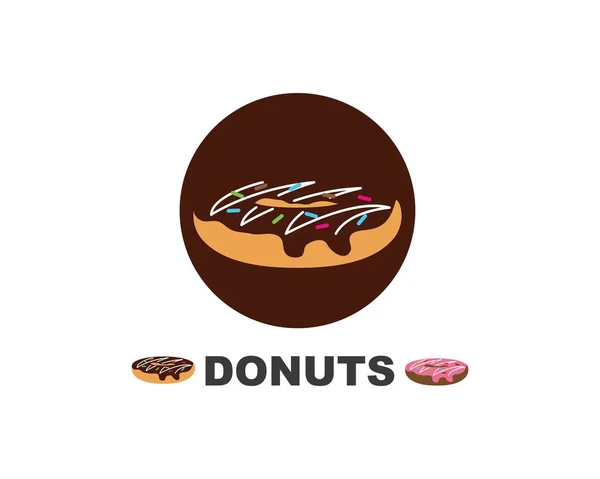 Donuts vector,icon,logo illustration — Stock Vector