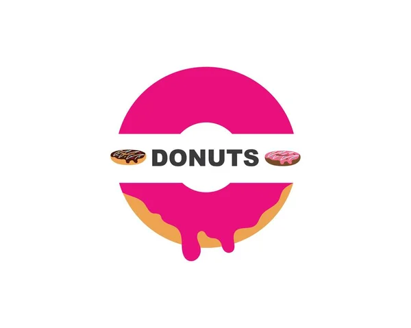 Donuts vector,icon,logo illustration — Stock Vector