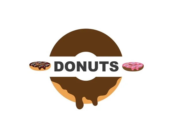 Donuts vector,icon,logo illustration — Stock Vector