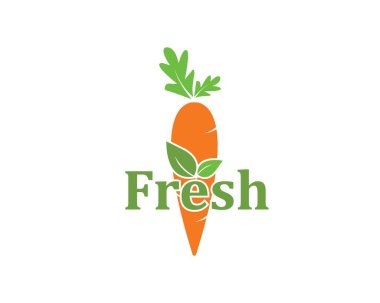 illüstrasyon havuç sembol simge vektör tasarım