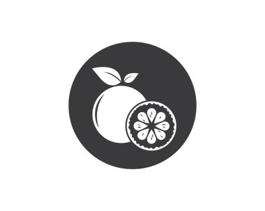 illüstrasyon meyve simge turuncu vektör