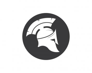Logo illüstrasyon kask sembol simge vektör tasarım