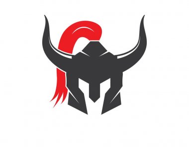 Logo illüstrasyon kask sembol simge vektör tasarım