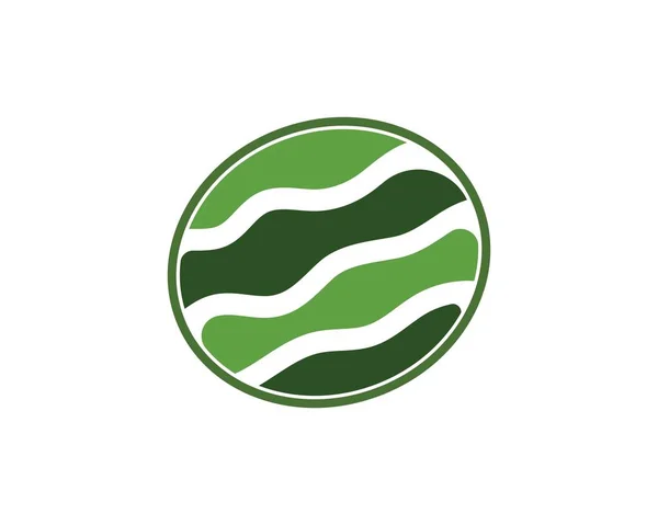 Logo de sandía icono vector ilustración — Archivo Imágenes Vectoriales