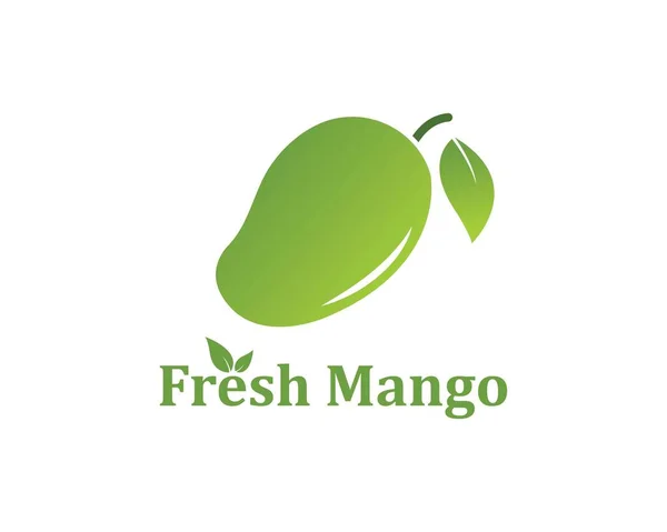 Mango vektör illüstrasyon logosu — Stok Vektör