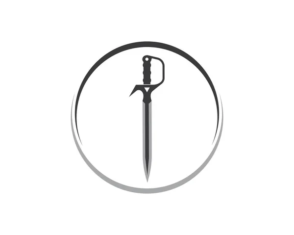 Kard logo ikon vektoros illusztráció-tervező — Stock Vector