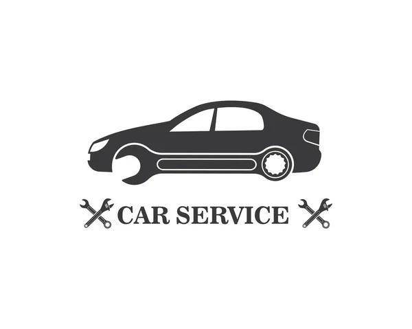 Auto Service Logo Symbol Vektor Illustration — Stockvektor