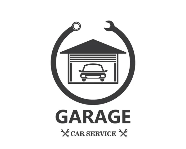 Car service logo icon vector template illustration — Stock Vector